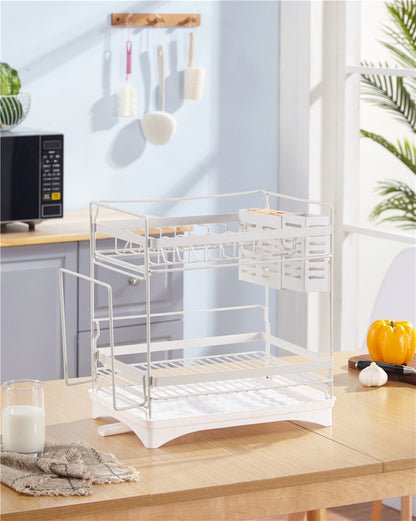 Kitchen Sink Dish Drying Rack Space Saving Organizer