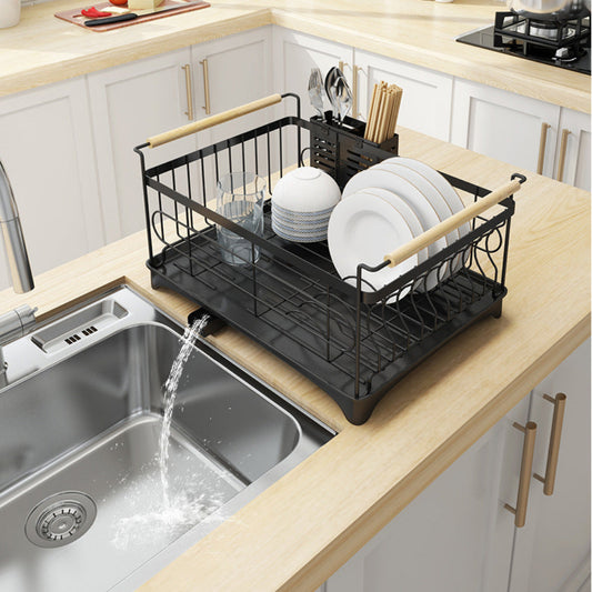 Kitchen Sink Dish Drying Rack Space Saving Organizer