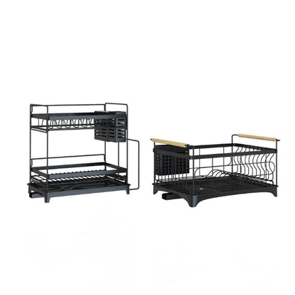 Kitchen Sink Dish Drying Rack Space Saving Organizer